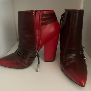 L.A.M.B - Oxblood Martini Leader Bootie - SZ  7US